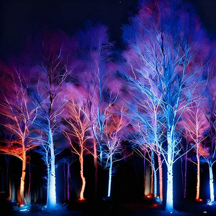 RGB LED Spot Light - Outdoor Waterproof Tree Lighting, Landscape Lamp for Garden / Yard