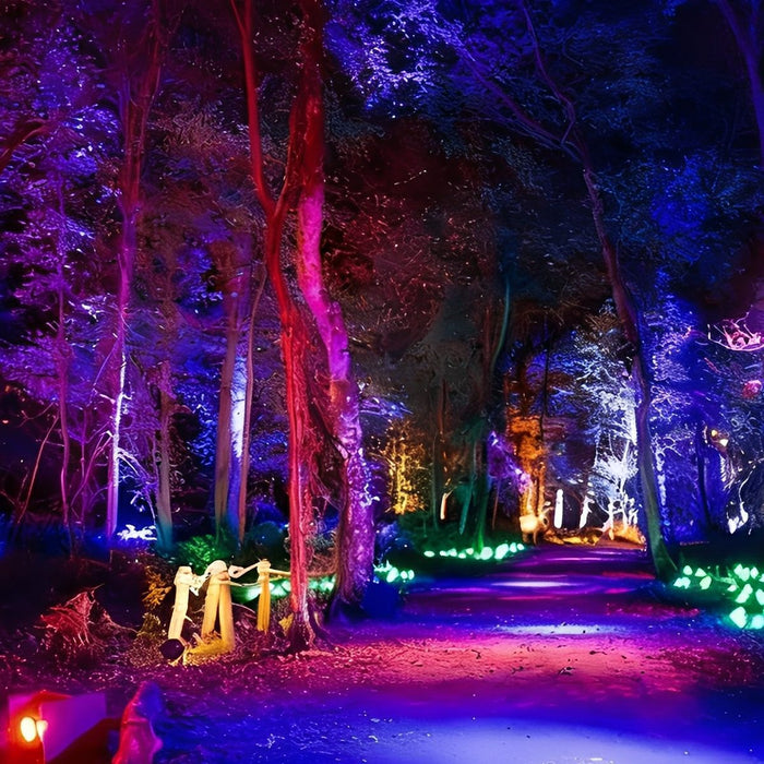 RGB LED Spot Light - Outdoor Waterproof Tree Lighting, Landscape Lamp for Garden / Yard
