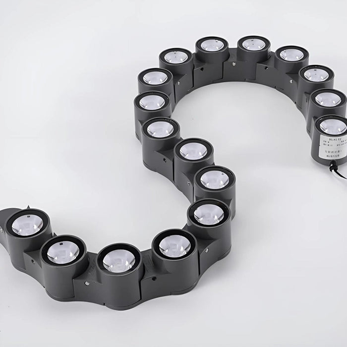 Ring Round LED Column Light - Outdoor Waterproof Spot Lighting for Pathways, Gardens
