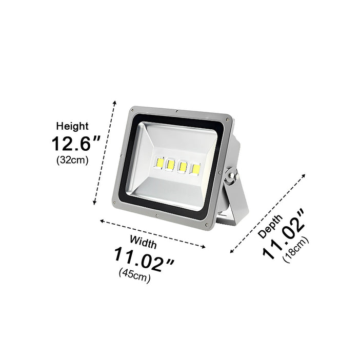 Industrial LED Wall Floodlight - Outdoor Waterproof, Super Bright - Die-Cast Aluminum, Tempered Glass