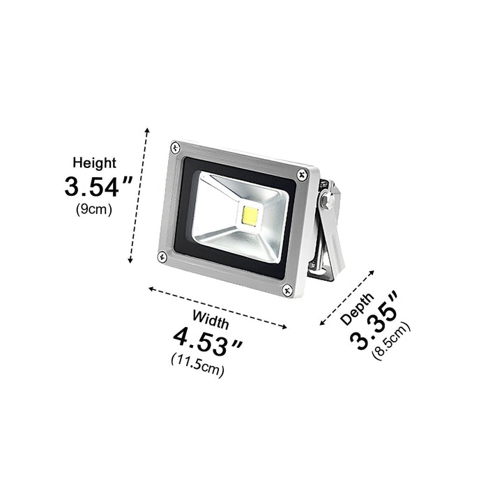 Industrial LED Wall Floodlight - Outdoor Waterproof, Super Bright - Die-Cast Aluminum, Tempered Glass