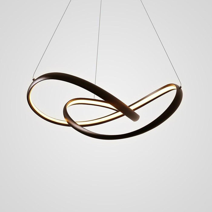 Abstract Waves Modern Style Pendant Lighting LED Kitchen Dining Room Lighting Living Room Ceiling Lights