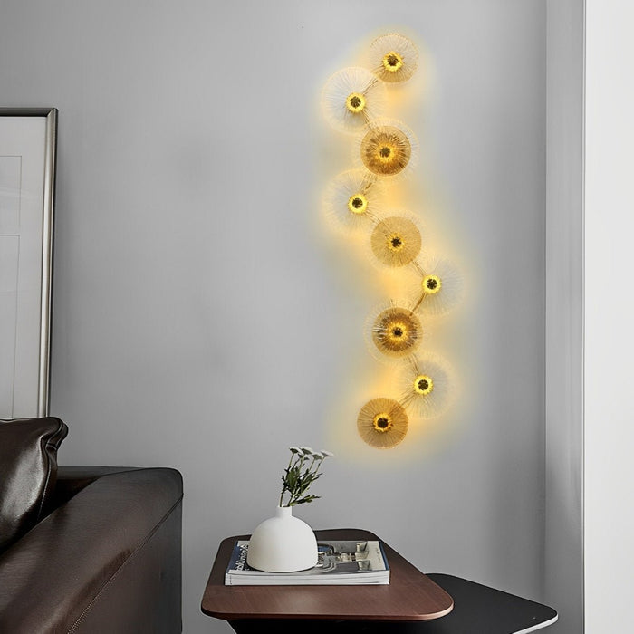 Round LED Modern Wall Light - Outdoor/Indoor Fixture, Contemporary Design, Energy Efficient