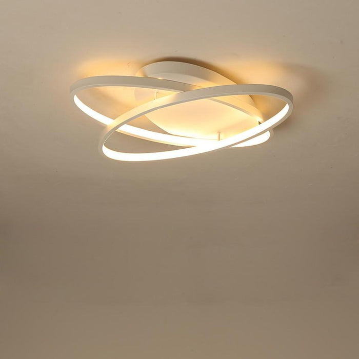 2 Ring Contemporary LED Flush Mount Ceiling Light for Bedroom