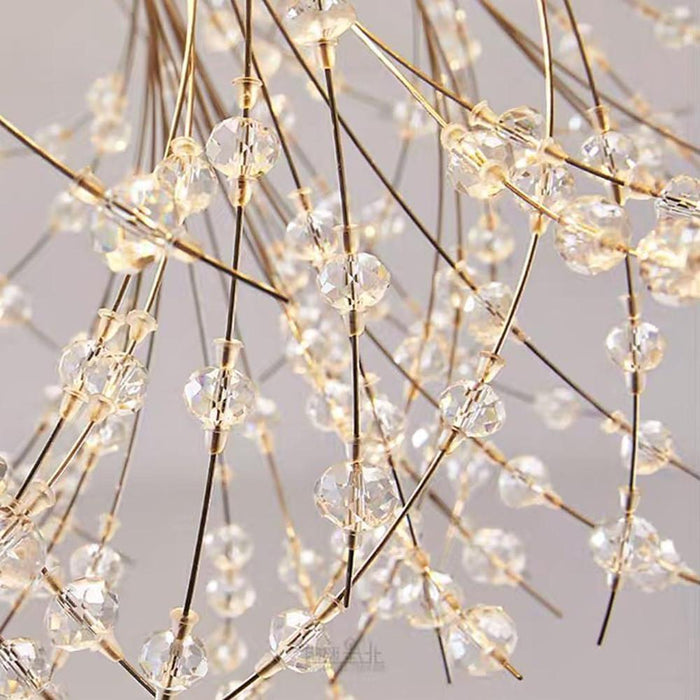 Classic Metal Crystal LED Traditional Flush Mount Lighting Ceiling Lights
