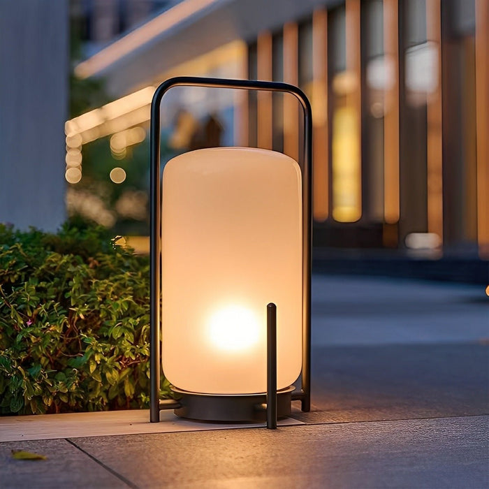 Portable Lantern Shaped Outdoor Lights - Weatherproof, Cordless, Ambiance Lighting for Patio / Garden