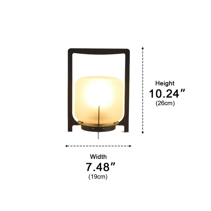 Portable Lantern Shaped Outdoor Lights - Weatherproof, Cordless, Ambiance Lighting for Patio / Garden