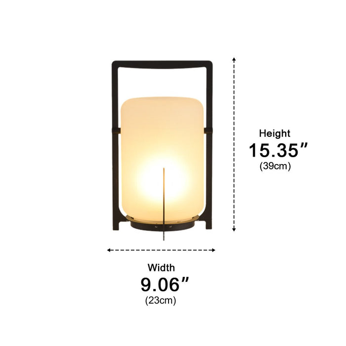 Portable Lantern Shaped Outdoor Lights - Weatherproof, Cordless, Ambiance Lighting for Patio / Garden