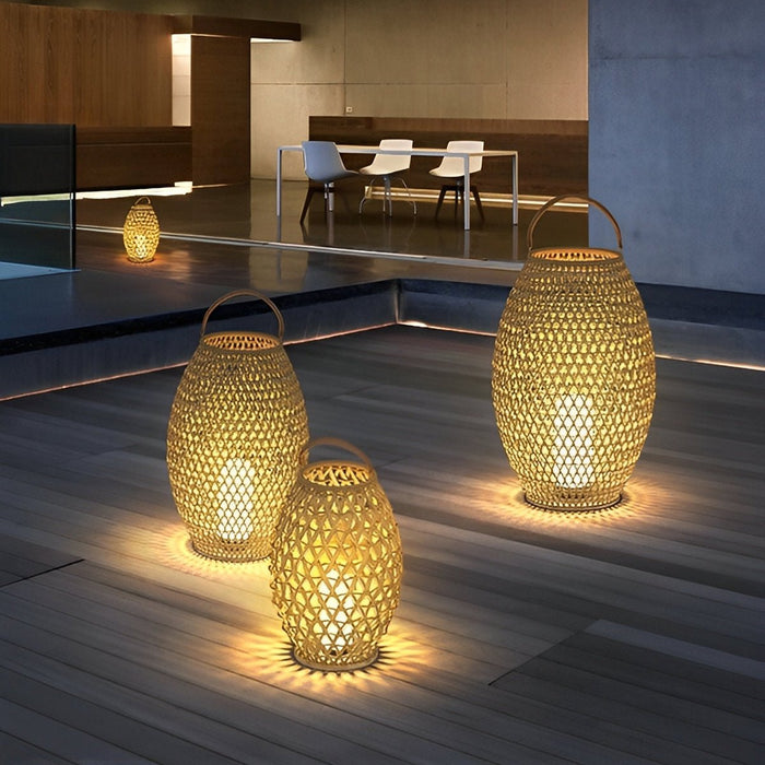 Portable Lanterns Shape Lawn Light - Outdoor Garden Lighting, Decorative Pathway Lamp - Weather Resistant