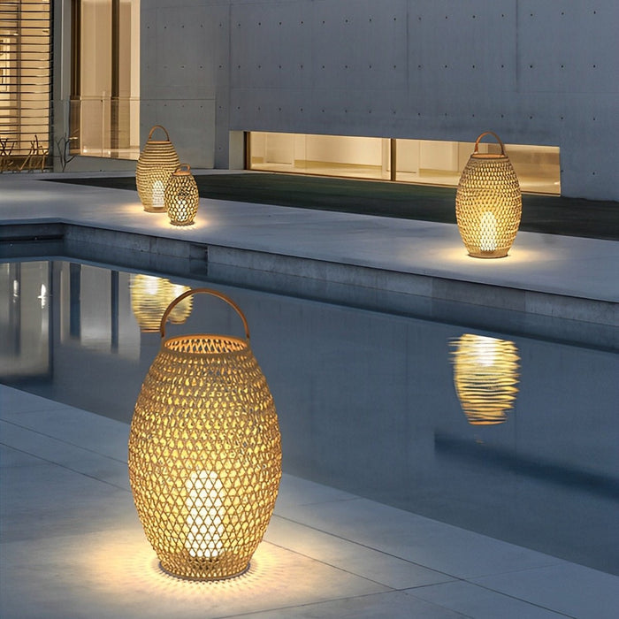 Portable Lanterns Shape Lawn Light - Outdoor Garden Lighting, Decorative Pathway Lamp - Weather Resistant