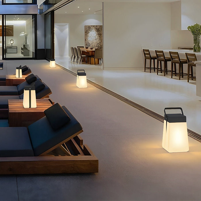 Portable Outdoor Garden Light - Solar Powered LED Landscape Lamp, Waterproof Decorative Lighting for Patio, Pathway