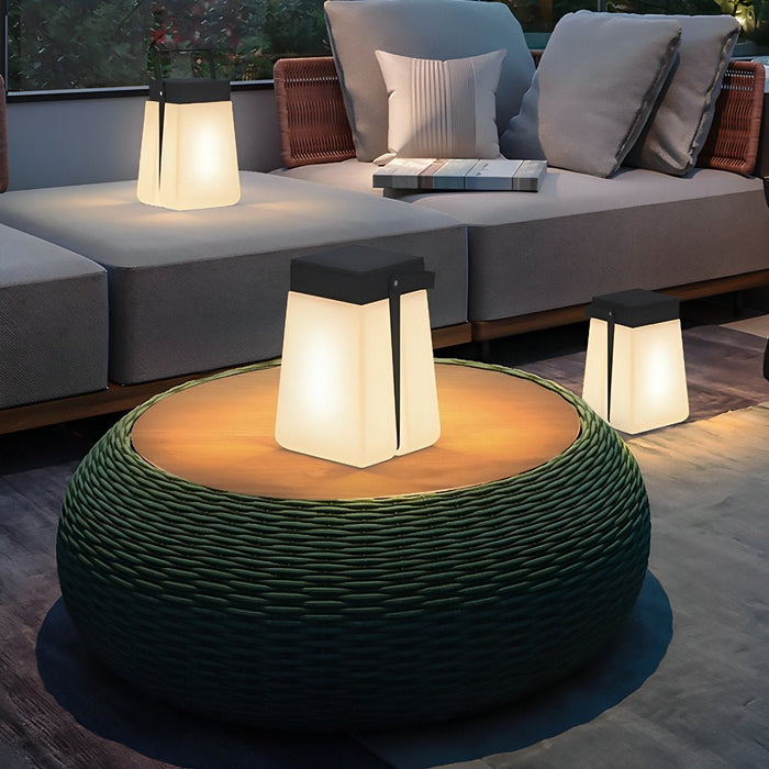Portable Outdoor Garden Light - Solar Powered LED Landscape Lamp, Waterproof Decorative Lighting for Patio, Pathway