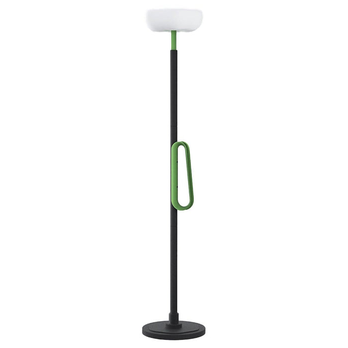 76 Aluminum Solar Powered Torchiere Floor Lamp Waterproof Outdoor Standing Lamp