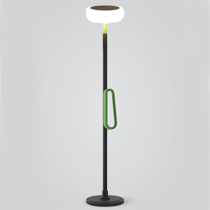 76 Aluminum Solar Powered Torchiere Floor Lamp Waterproof Outdoor Standing Lamp