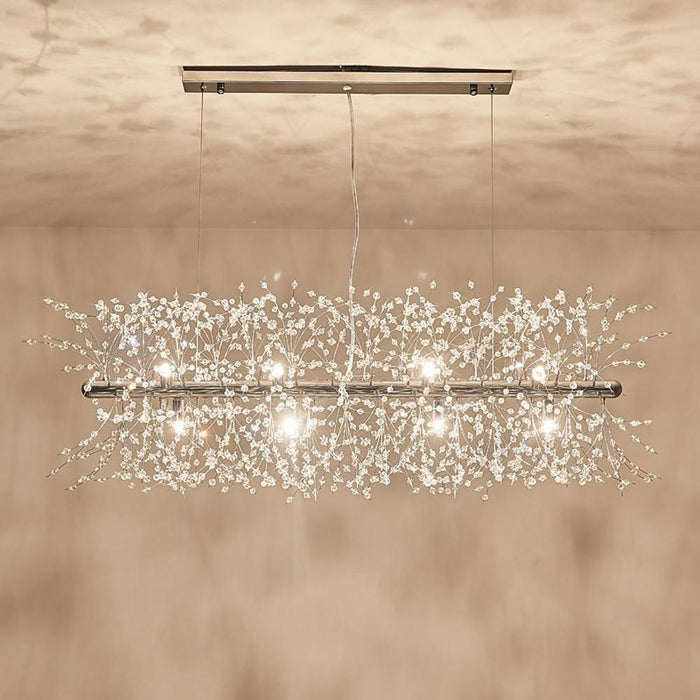 Dazzling Crystal LED Modern Chandeliers Pendant Light Hanging Lamp