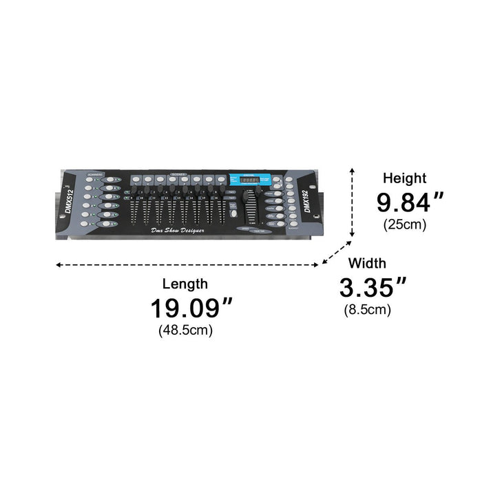 DMX192 Controllers Lighting Console - Professional Stage Lighting Control, Advanced Scene Programming, Versatile Fixture Management