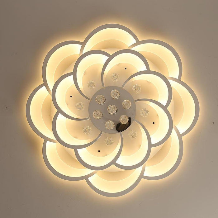 Swirls Teardrops Flush Mount Ceiling Light Unique LED Light
