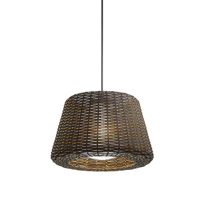 Rattan Craft Waterproof LED Outdoor Landscape Decorative Lighting Chandelier Table Lamp