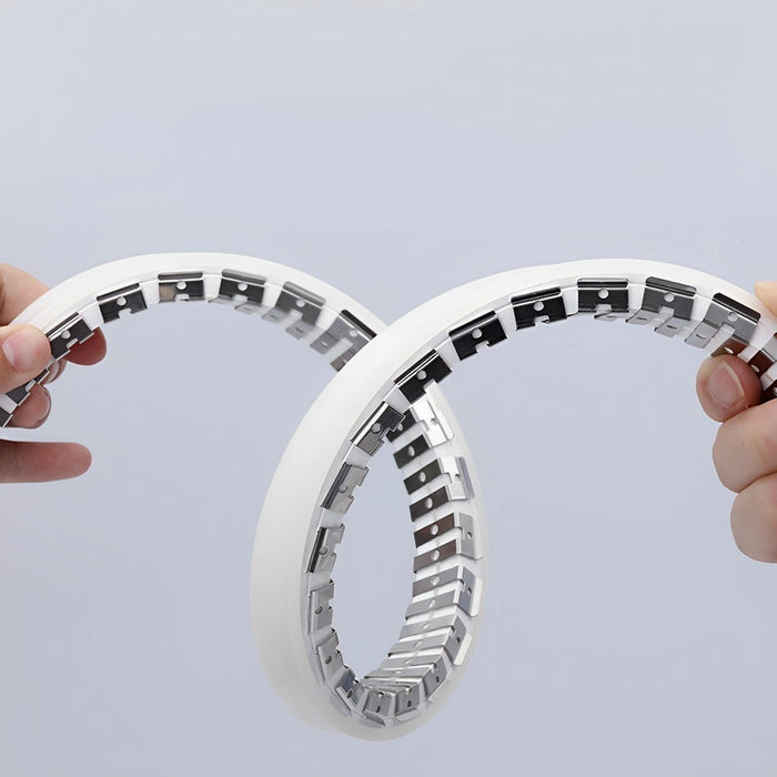Recessed LED Flexible Linear Light Buckles - Secure Mounting Accessories for Strip Lighting Projects