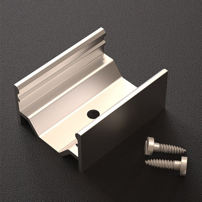 Recessed LED Flexible Linear Light Buckles - Secure Mounting Accessories for Strip Lighting Projects