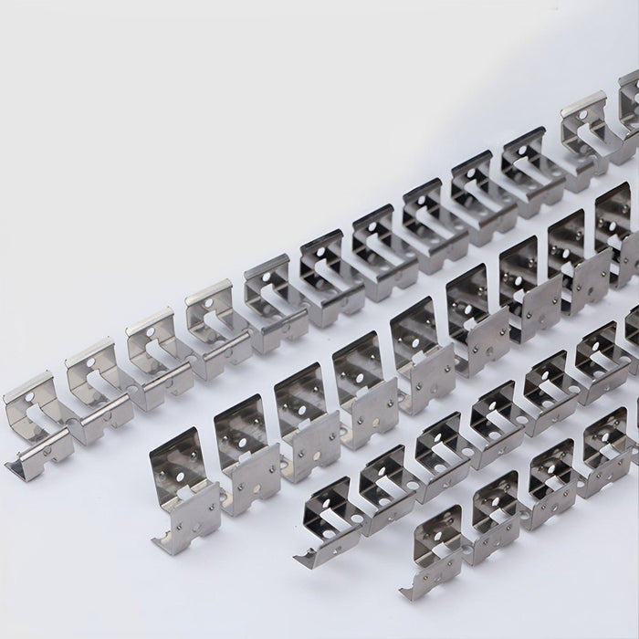 Recessed LED Flexible Linear Light Buckles - Secure Mounting Accessories for Strip Lighting Projects