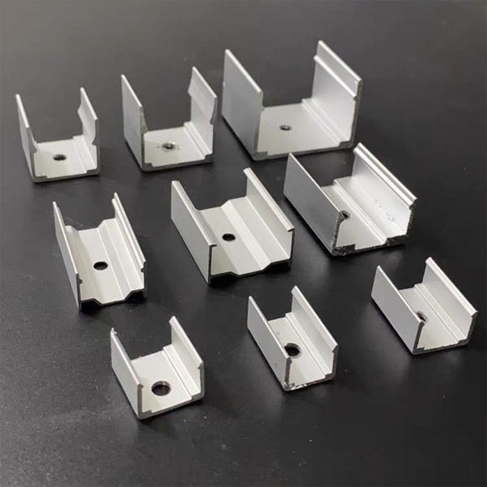Recessed LED Flexible Linear Light Buckles - Secure Mounting Accessories for Strip Lighting Projects