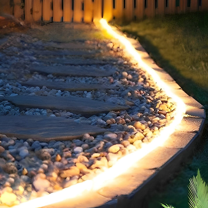 Waterproof Outdoor Recessed LED Linear Light, Flexible DIY Pathway/Stair Lighting, 24V