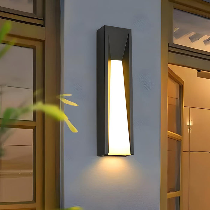 Rectangle LED Waterproof Modern Wall Sconces Lighting - Outdoor Wall Light Fixture, Exterior Sconce Lamp