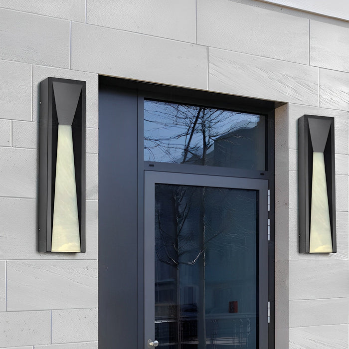 Rectangle LED Waterproof Modern Wall Sconces Lighting - Outdoor Wall Light Fixture, Exterior Sconce Lamp