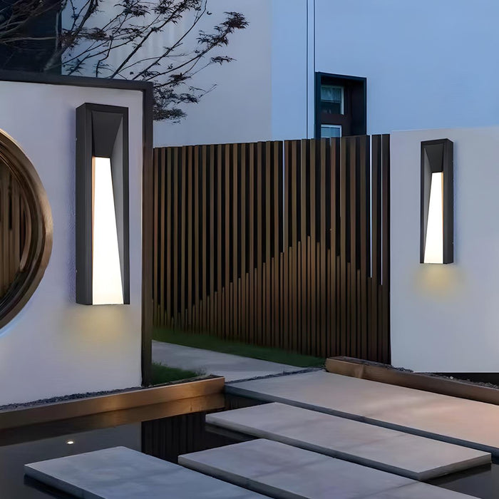Rectangle LED Waterproof Modern Wall Sconces Lighting - Outdoor Wall Light Fixture, Exterior Sconce Lamp