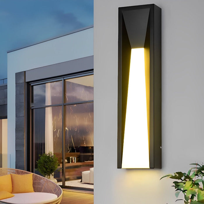 Rectangle LED Waterproof Modern Wall Sconces Lighting - Outdoor Wall Light Fixture, Exterior Sconce Lamp