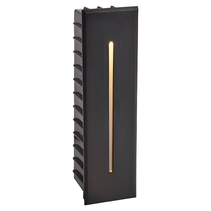 Recessed Stair Light, Waterproof LED Footlight, Motion Sensor, Modern Corner Wall Lamp for Steps/Patio/Deck