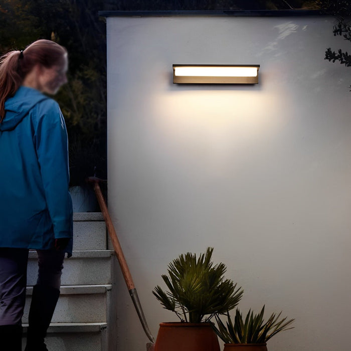 Rectangle Waterproof Modern Minimalist Outdoor Wall Porch Light - Exterior Sconce Fixture