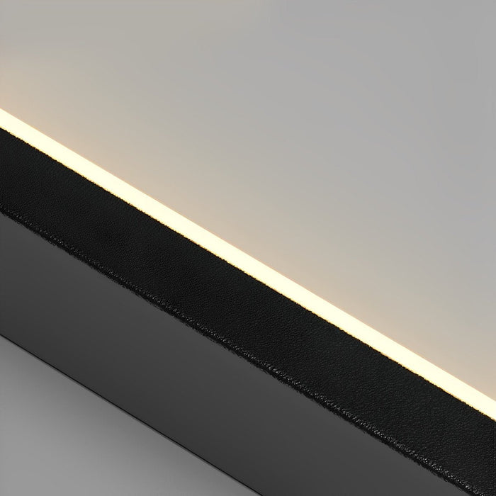 Rectangular Nordic Duplex Stair Chandelier - Modern Multi-Level Lighting, High Ceiling Foyer Fixture
