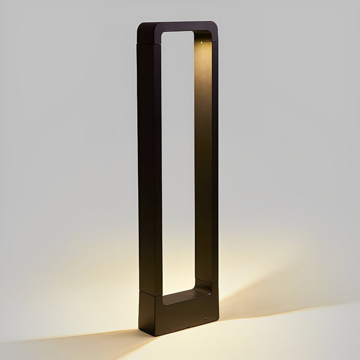 Minimalist Outdoor Garden Post Lamp - Waterproof LED Landscape Lighting / Pathway Light