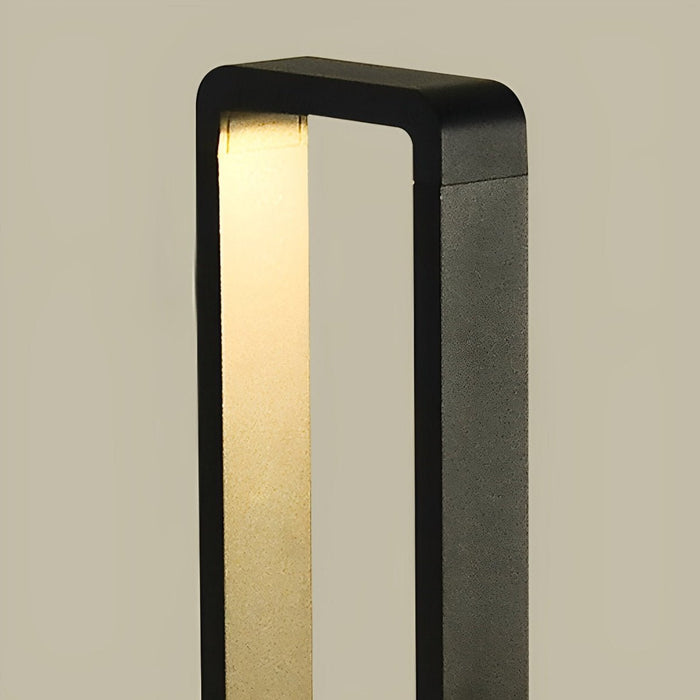 Minimalist Outdoor Garden Post Lamp - Waterproof LED Landscape Lighting / Pathway Light