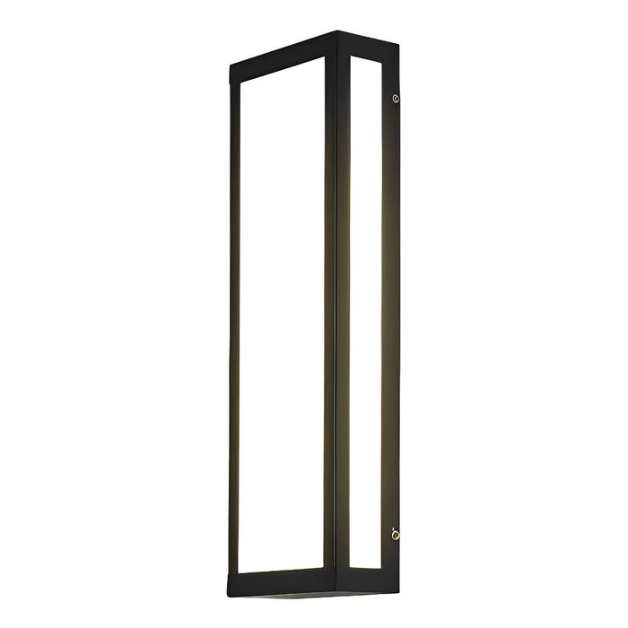 Rectangular Black Modern Outdoor Wall Lamp - Exterior Wall Sconce, Contemporary Patio Lighting