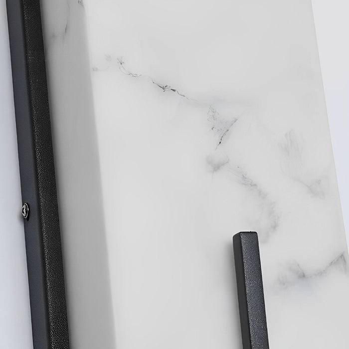 Rectangular Outdoor Wall Sconce - Up/Down Light, Modern Exterior Fixture, Weatherproof Porch Patio Lighting