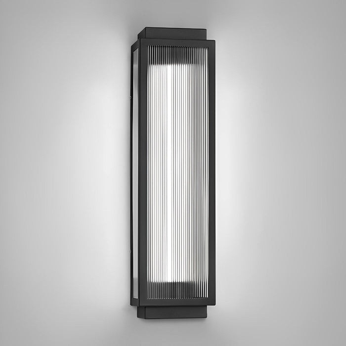Rectangular LED Modern Outdoor Wall Light - Up/Down Illumination, Exterior Sconce Fixture