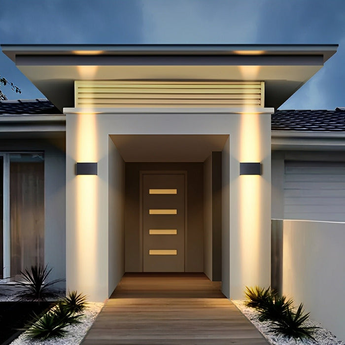Outdoor LED Wall Lamp - Two-Way Luminous Exterior Light for Courtyard, Balcony