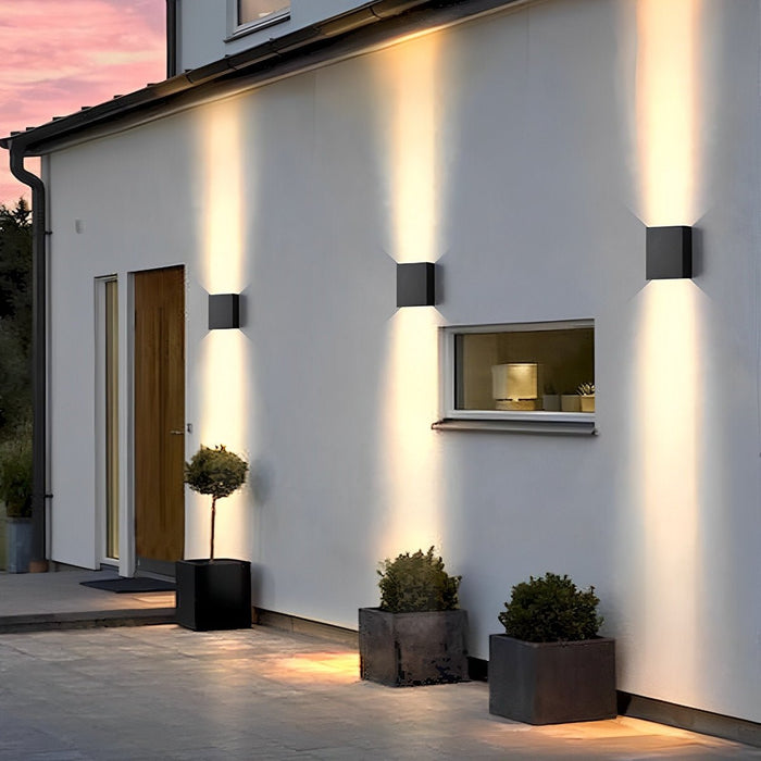 Outdoor LED Wall Lamp - Two-Way Luminous Exterior Light for Courtyard, Balcony