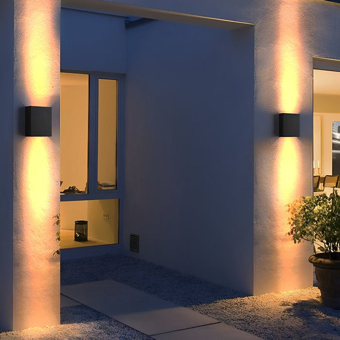 Outdoor LED Wall Lamp - Two-Way Luminous Exterior Light for Courtyard, Balcony