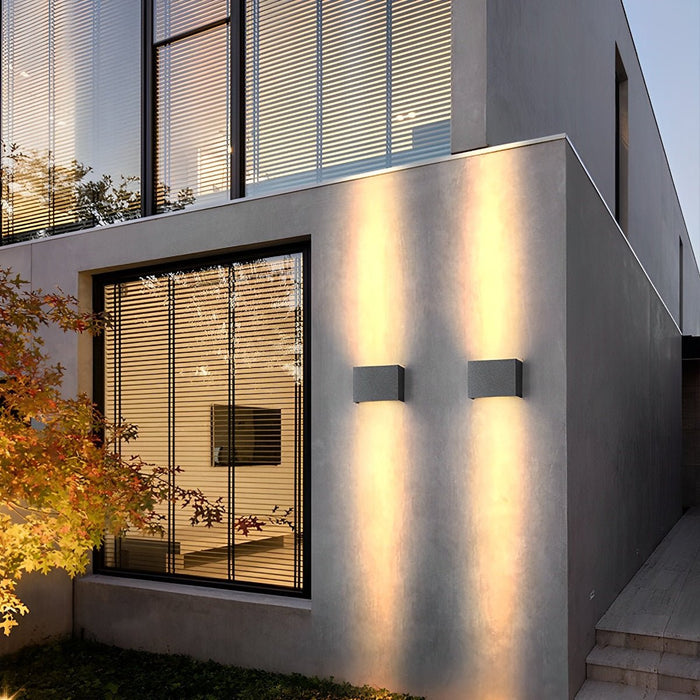 Outdoor LED Wall Lamp - Two-Way Luminous Exterior Light for Courtyard, Balcony