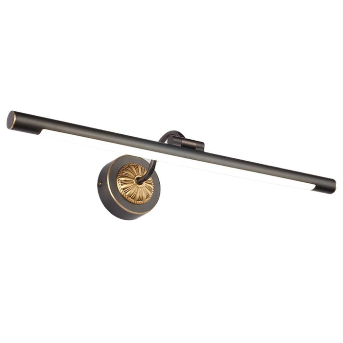Copper Rotatable Linear Vanity Mirror Light Tube Picture Light in Black