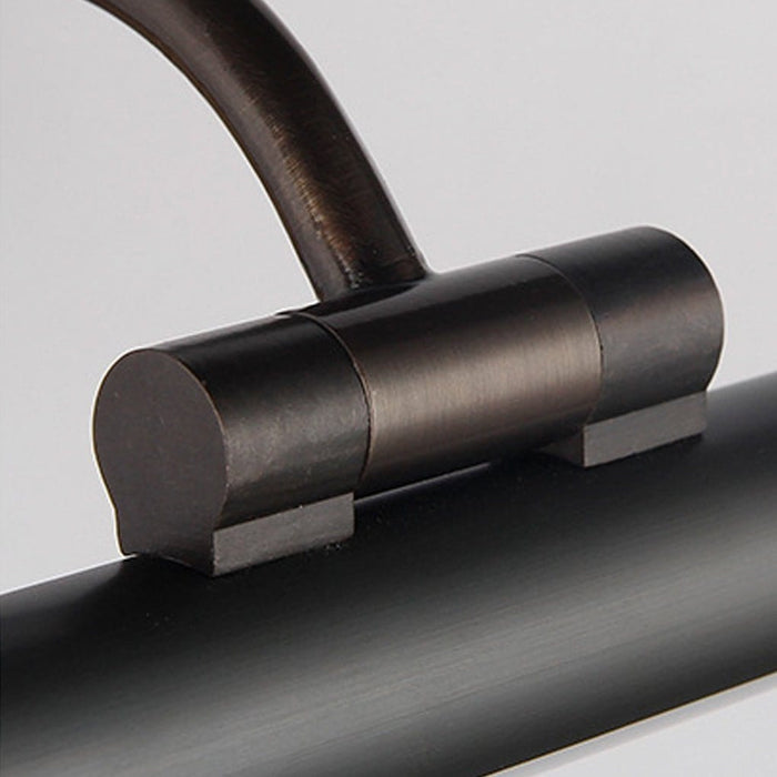 Copper Rotatable Linear Vanity Mirror Light Tube Picture Light in Black