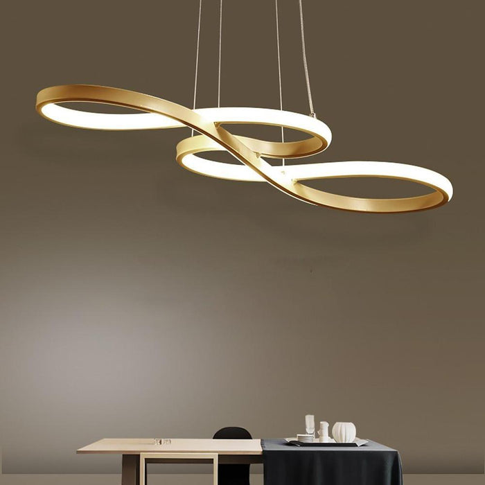 Ribbon LED Pendant Light Nordic Geometrical Linear Kitchen Lighting Dining Lighting Ceiling Lights