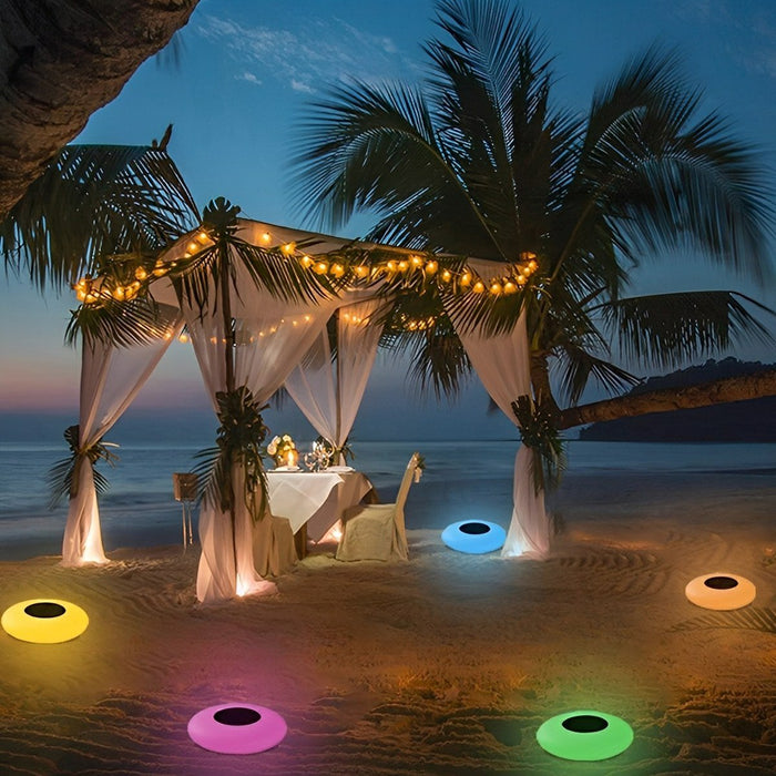 Solar Floating Pool Light, RGB Color Changing, Waterproof Outdoor Pond Accent