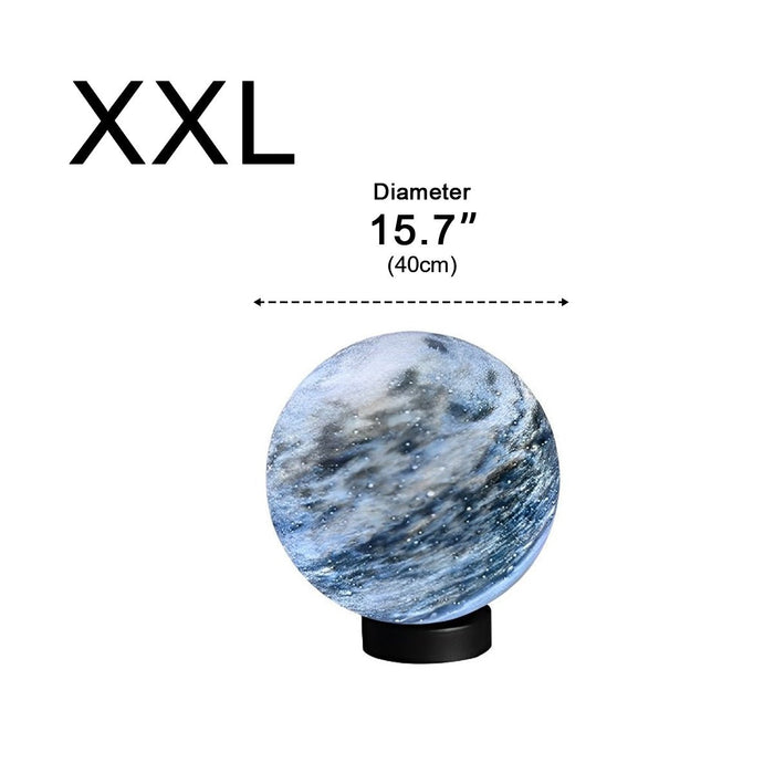 Solar Powered Round Planetary Post Cap Lights, Waterproof LED for Fence/Deck/Patio