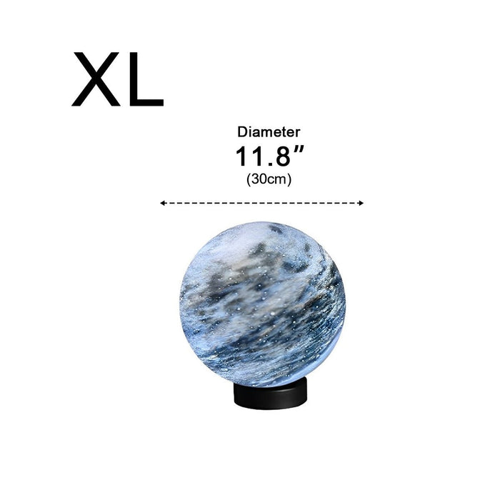 Solar Powered Round Planetary Post Cap Lights, Waterproof LED for Fence/Deck/Patio