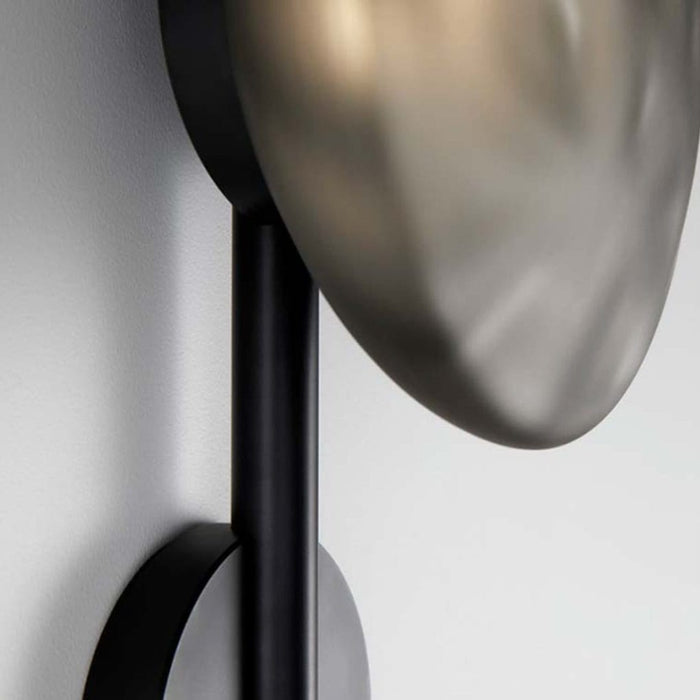 Round Glass Shell Design Background Wall Bedroom Bedside Wall Lamp Study Ceiling Lights